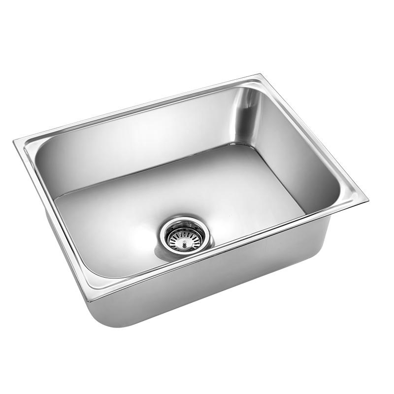 [24x18] Single Cuboid Sink - Square